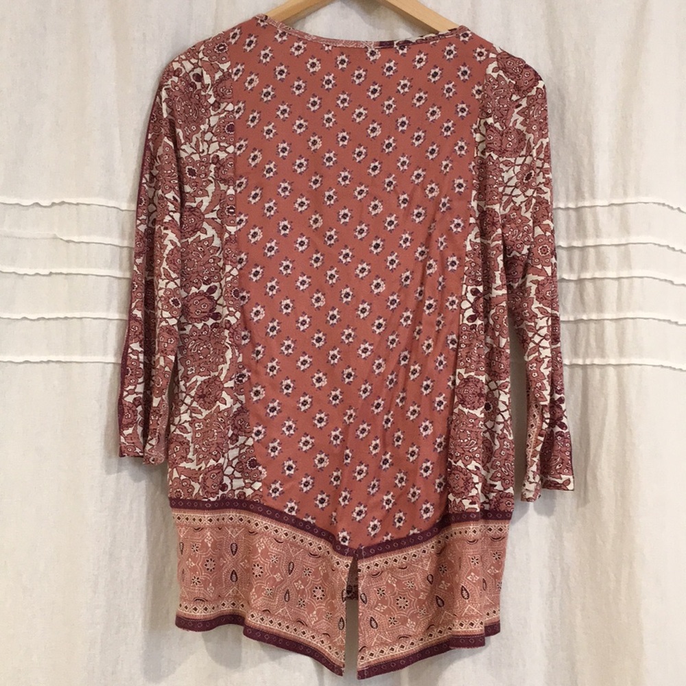 💕HP💕Lucky brand boho blouse size small - Picture 4 of 12